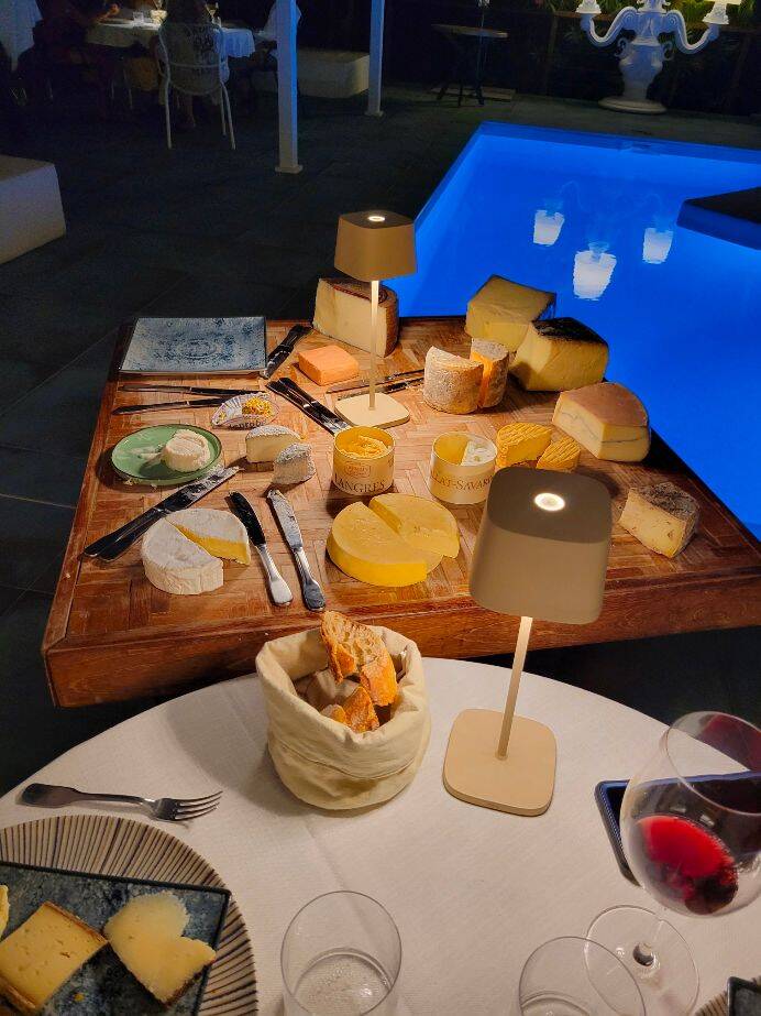 Attached picture Les Galets Cheese trolley.jpg
